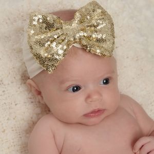 sequined bow headband